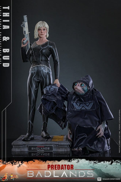 Figura Thia y Bud 1/6 de Hot Toys inspirada en Predator Badlands