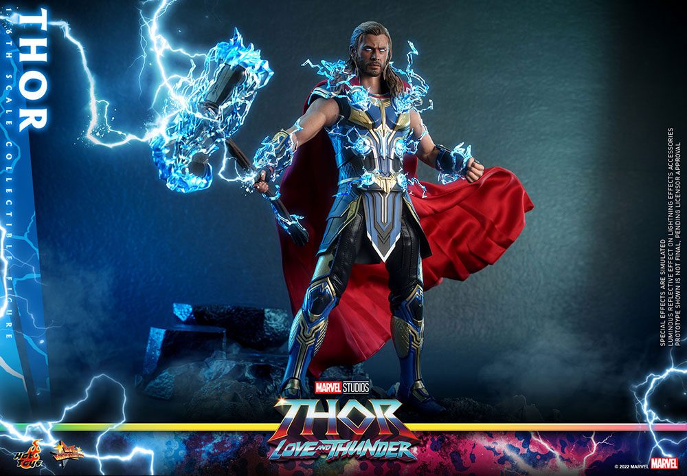 Caja original figura Thor Love and Thunder Hot Toys Movie Masterpiece