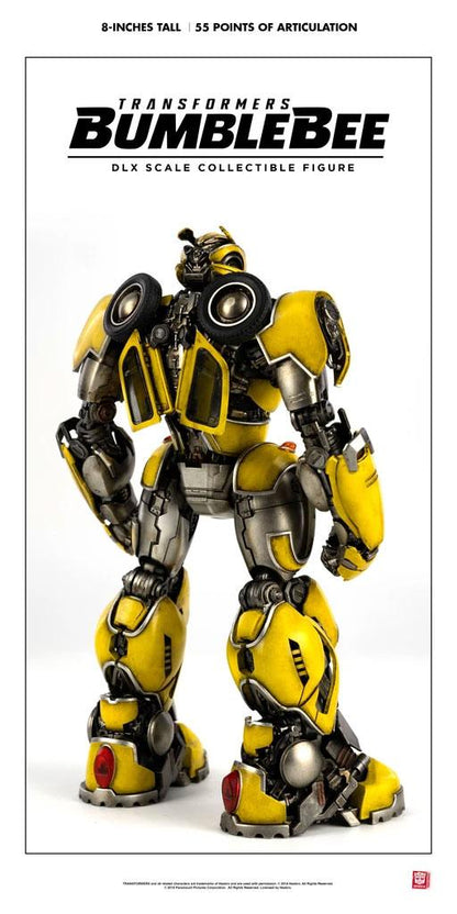 Figura articulada Bumblebee DLX de Threezero inspirada en la película Bumblebee