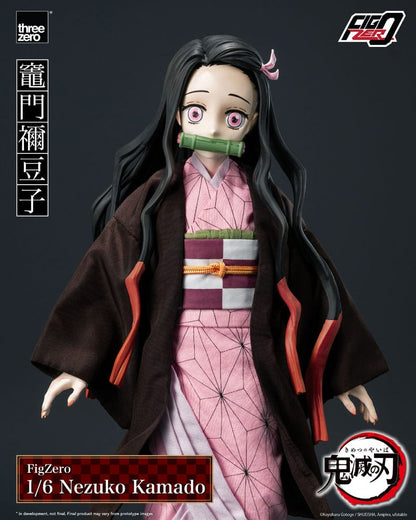 Figura Nezuko Kamado con accesorios intercambiables Demon Slayer Threezero