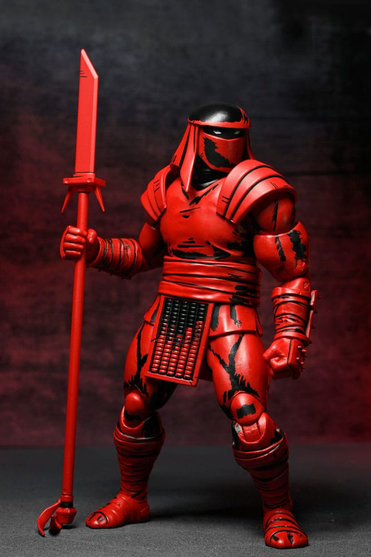 Figura Red and Black Foot Enforcer NECA Mirage Comics Tortugas Ninja 18 cm