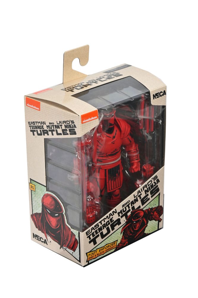 Accesorios figura Red and Black Foot Enforcer NECA Tortugas Ninja Mirage Comics