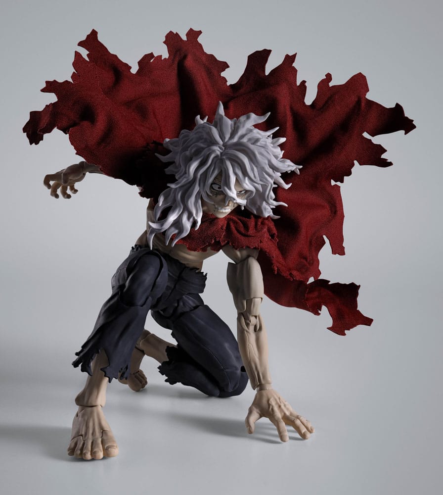 Tomura Shigaraki mostrando detalles de esculpido y expresividad en el rostro.