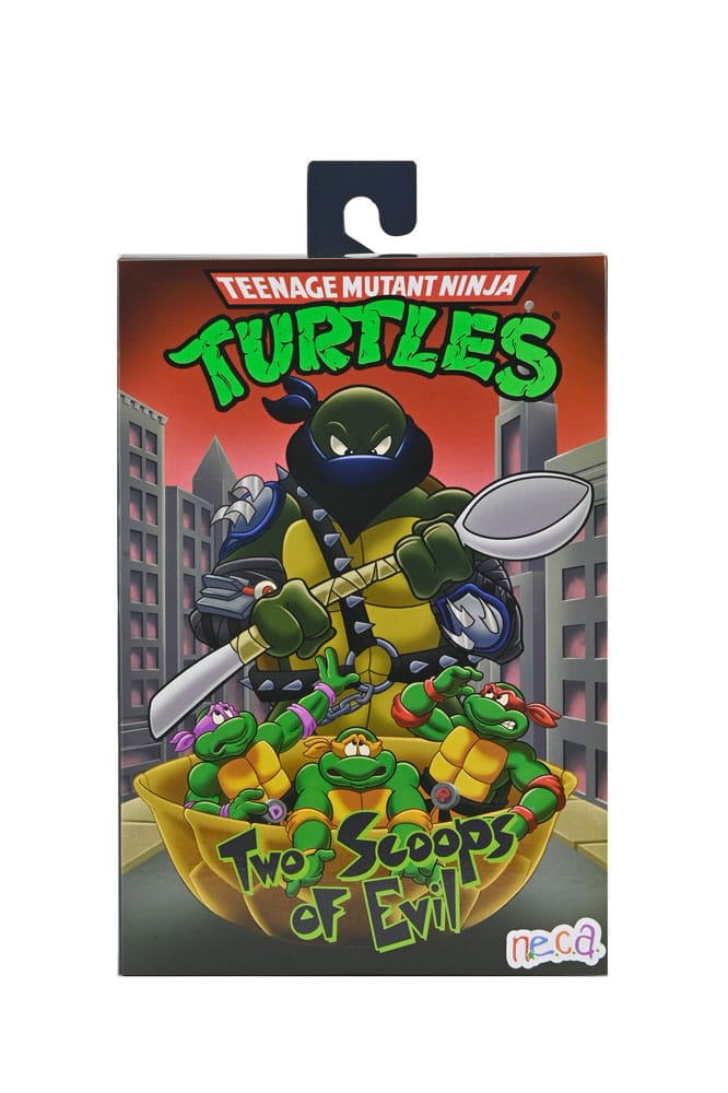 Caja con ventana y figura articulada Dark Leo – NECA TMNT