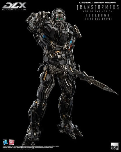 Transformers Age of Extinction Figura DLX Lockdown HEO Exclusive Threezero 24 cm