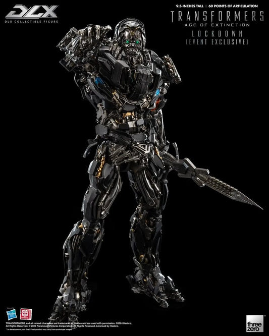 Transformers Age of Extinction Figura DLX Lockdown HEO Exclusive Threezero 24 cm