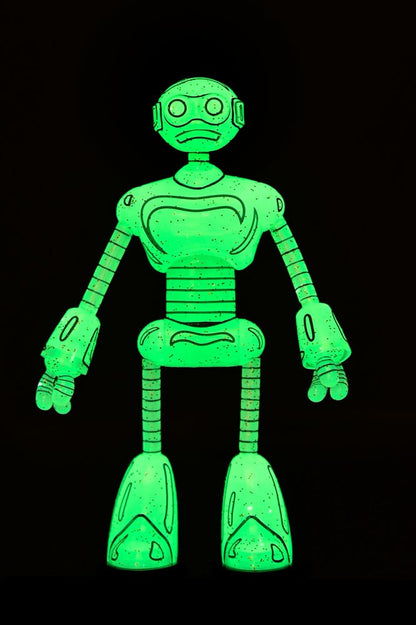 Caja figura Transmat Fugitoid GID NECA TMNT Mirage Comics
