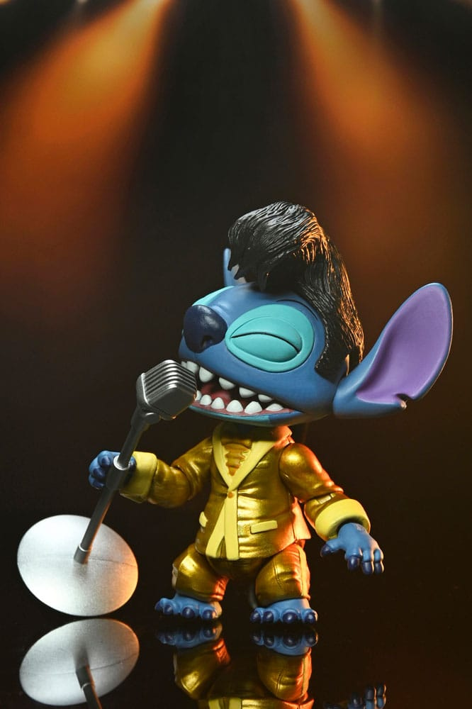 Figura Ultimate Gold Suit Elvis Stitch NECA Lilo & Stitch 18 cm