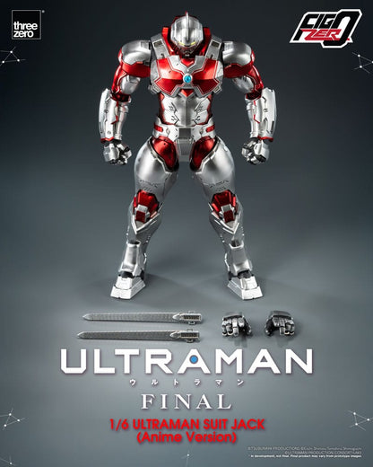 Figura Ultraman Final 35 cm en pose frontal – versión anime por Threezero.