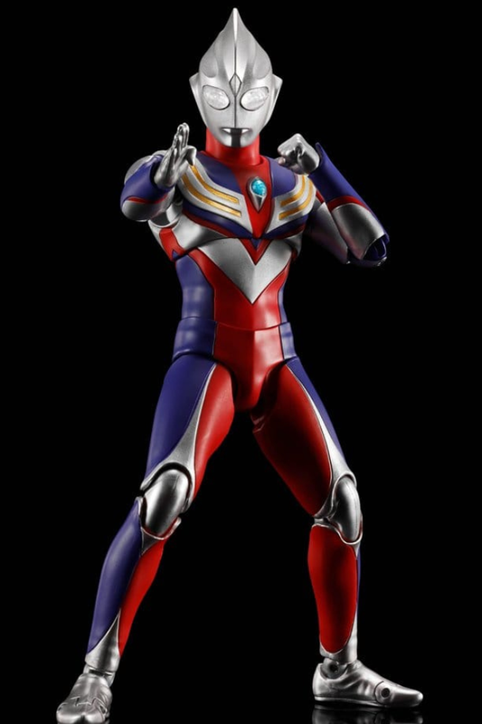 Figura Ultraman Tiga Multi Type 30th Anniversary S.H.Figuarts Shinkocchou 15 cm vista frontal