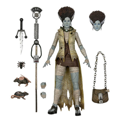 Figura coleccionista April como La Novia de Frankenstein NECA 18 cm.