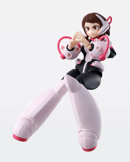 Figura de Ochaco Uraraka con brazos extendidos y rostro sonriente