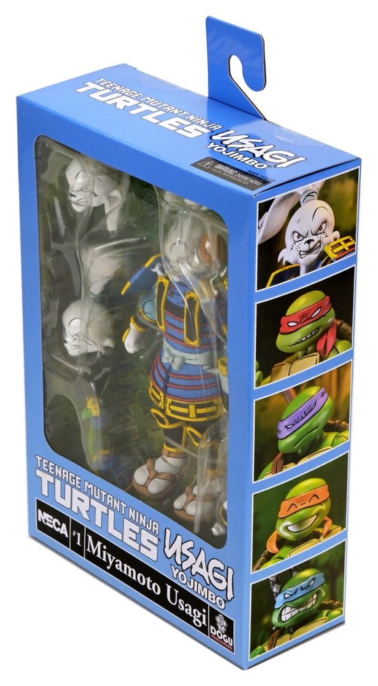 Vista frontal de la figura Ultimate Usagi Yojimbo de NECA para Teenage Mutant Ninja Turtles.