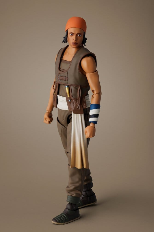 Figura Usopp S.H.Figuarts One Piece Netflix 15 cm vista frontal con diseño realista