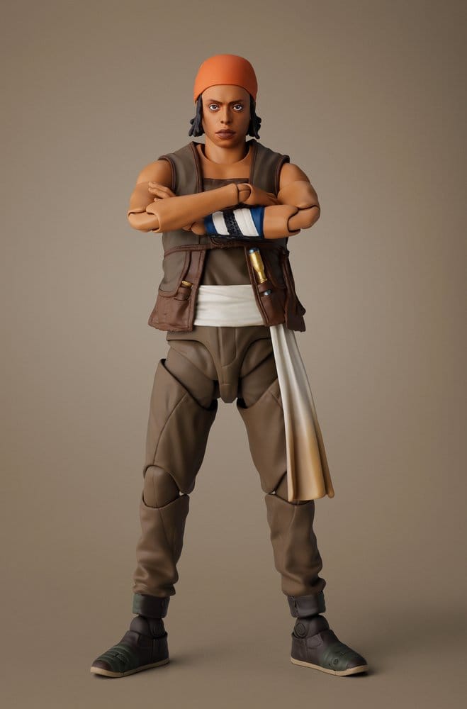 Figura Usopp S.H.Figuarts en pose dinámica con tirachinas One Piece Netflix