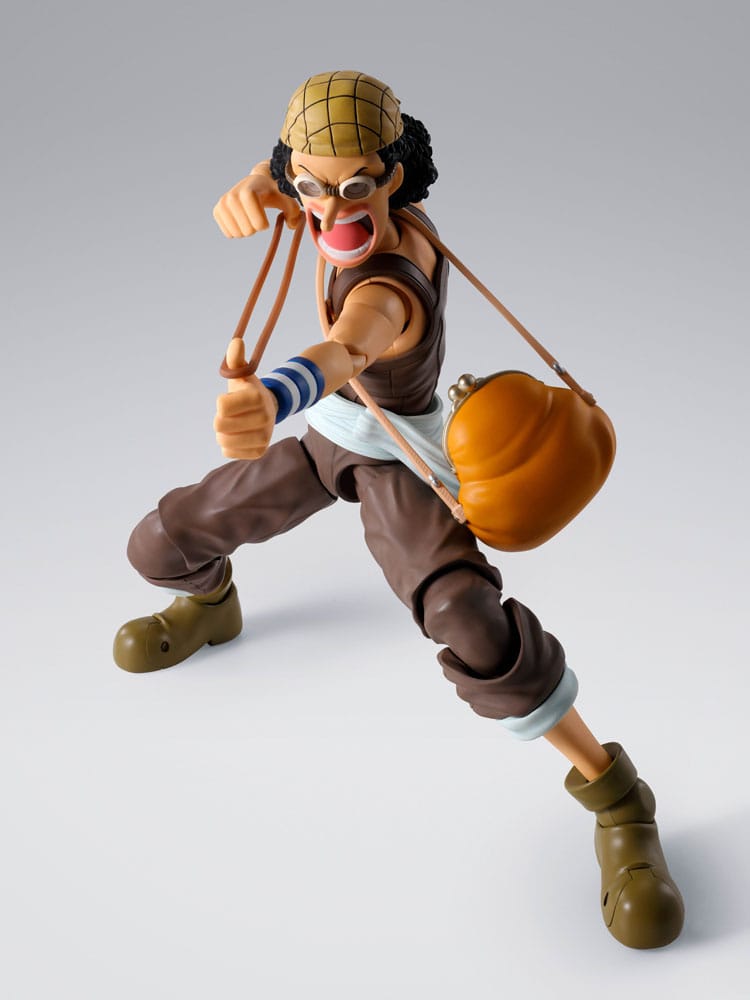 Figura Usopp Romance Dawn S.H.Figuarts One Piece – vista frontal.