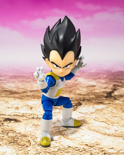 Figura Vegeta Mini Dragon Ball Daima S.H. Figuarts con efectos de combate