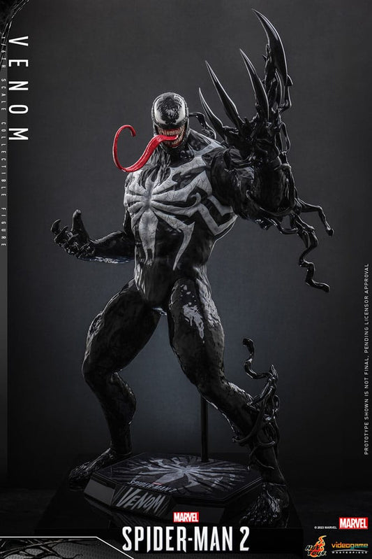 Figura de Venom escala 1/6 basada en el videojuego Spider-Man 2 – Hot Toys
