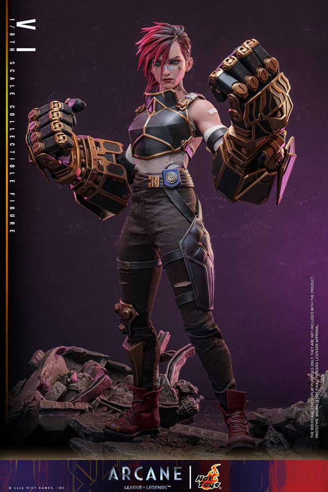 Figura de Vi de Hot Toys basada en la serie Arcane, escala 1/6.