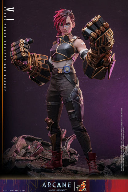 Figura de Vi de Hot Toys basada en la serie Arcane, escala 1/6.