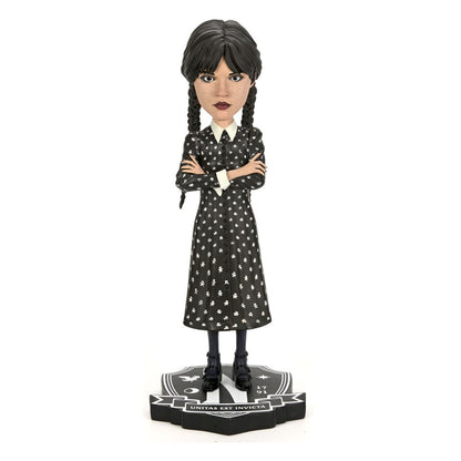 Figura coleccionable Wednesday Addams Head Knocker de NECA 21 cm