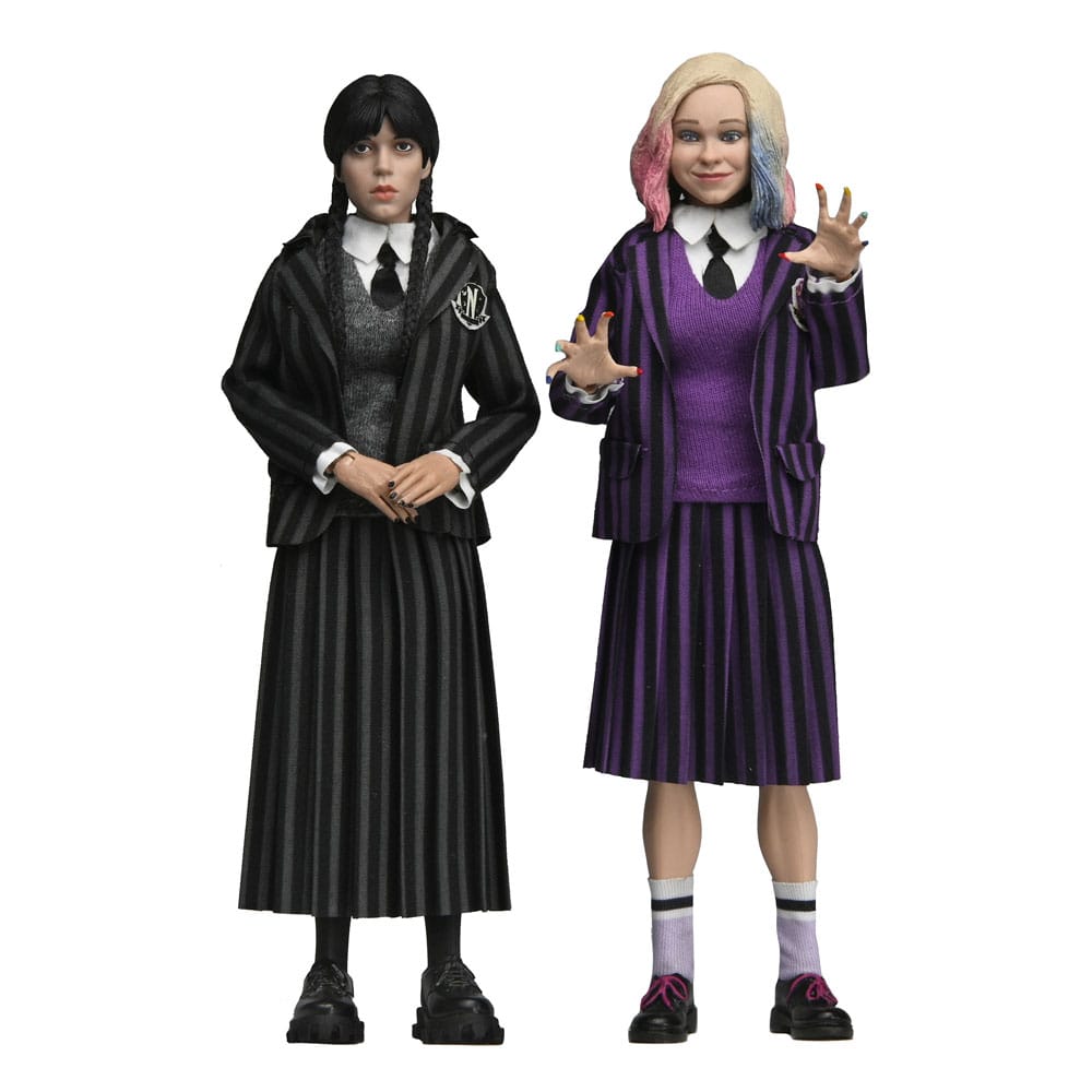 NECA figuras Netflix – Wednesday y Enid juntas en uniforme escolar