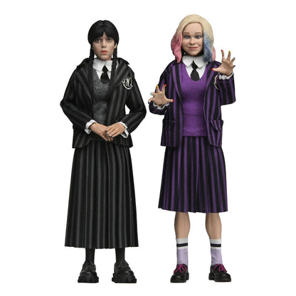 NECA figuras Netflix – Wednesday y Enid juntas en uniforme escolar