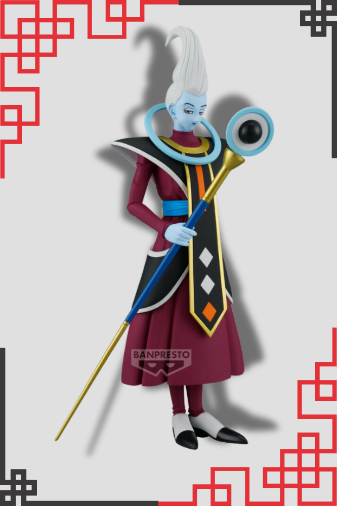 Figura Whis Solid Edge Works Banpresto Dragon Ball Super 22 cm frontal