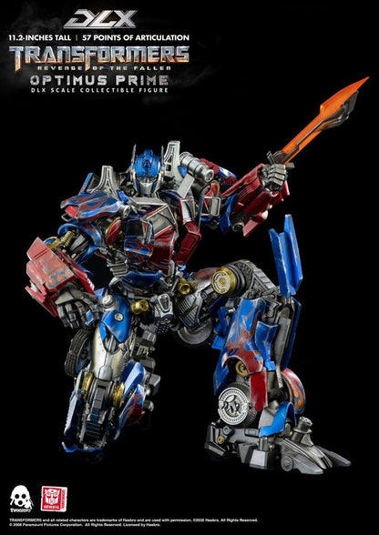 TRANSFORMERS: REVENGE OF THE FALLEN – FIGURA DLX OPTIMUS PRIME 28 CM (THREEZERO)