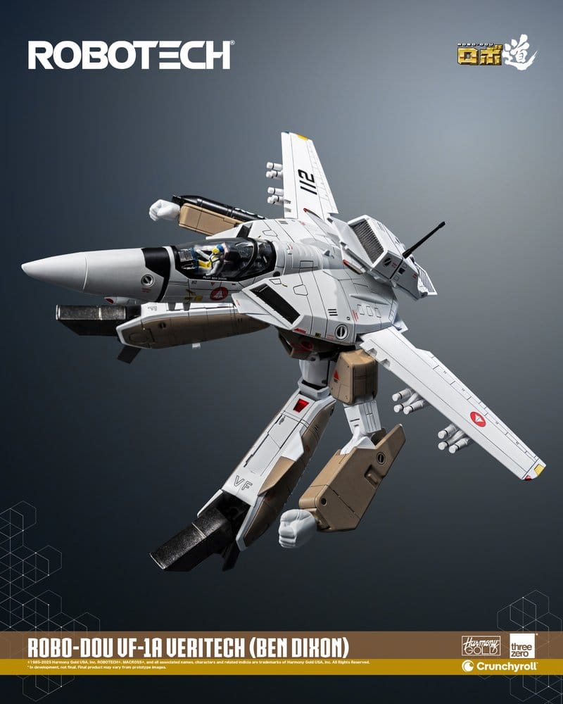 ROBO-DOU VF-1A VERITECH (BEN DIXON) – FIGURA ROBOTECH 20 CM (THREEZERO)