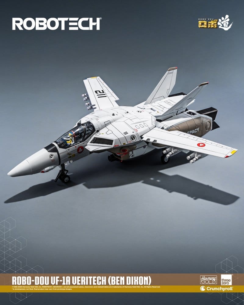ROBO-DOU VF-1A VERITECH (BEN DIXON) – FIGURA ROBOTECH 20 CM (THREEZERO)
