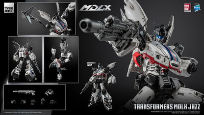 TRANSFORMERS – FIGURA MDLX JAZZ 15 CM (THREEZERO – HASBRO)