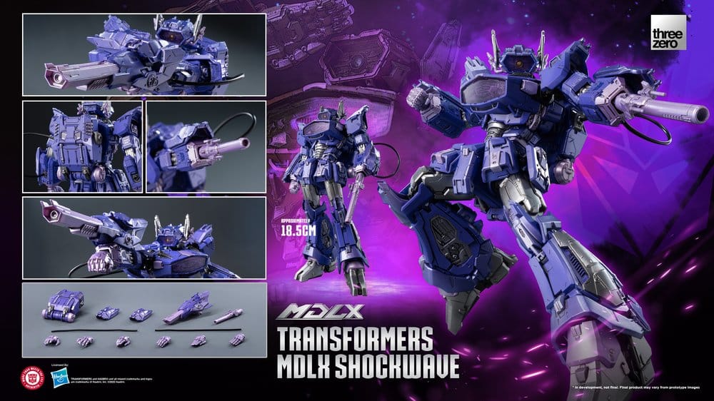 SHOCKWAVE – FIGURA TRANSFORMERS MDLX 19 CM (THREEZERO)