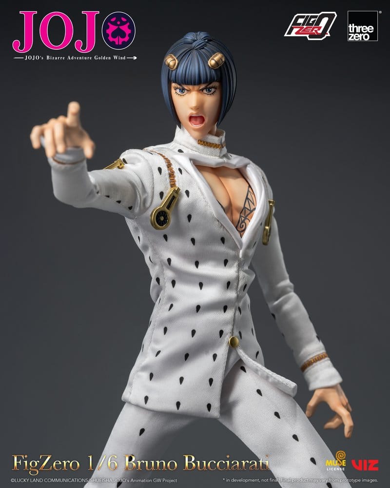 BRUNO BUCCIARATI – FIGURA JOJO’S BIZARRE ADVENTURE FIGZERO 1/6 31 CM (THREEZERO)