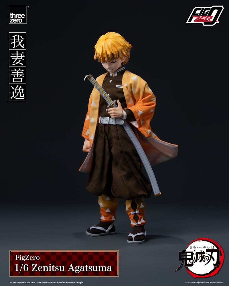 ZENITSU AGATSUMA FIGURA 1/6 FIGZERO DEMON SLAYER: KIMETSU NO YAIBA 28 CM