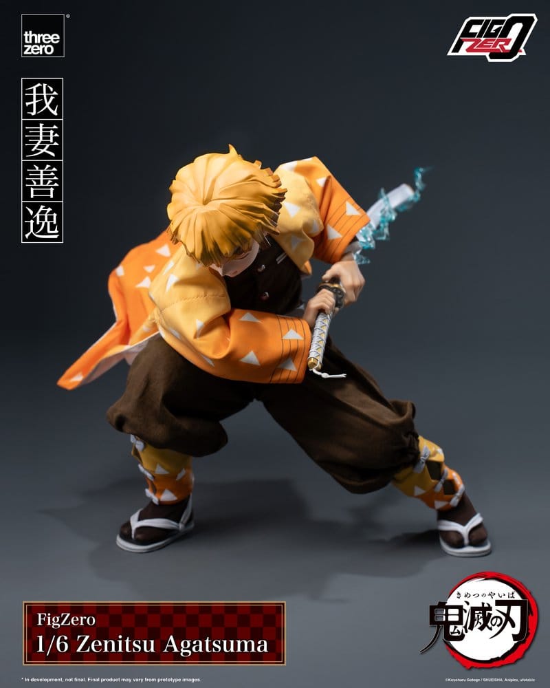 ZENITSU AGATSUMA FIGURA 1/6 FIGZERO DEMON SLAYER: KIMETSU NO YAIBA 28 CM