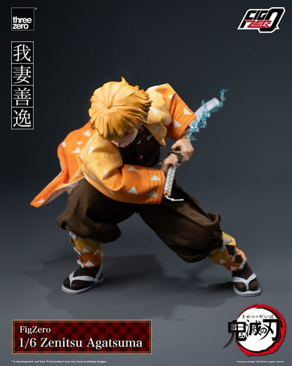 ZENITSU AGATSUMA FIGURA 1/6 FIGZERO DEMON SLAYER: KIMETSU NO YAIBA 28 CM