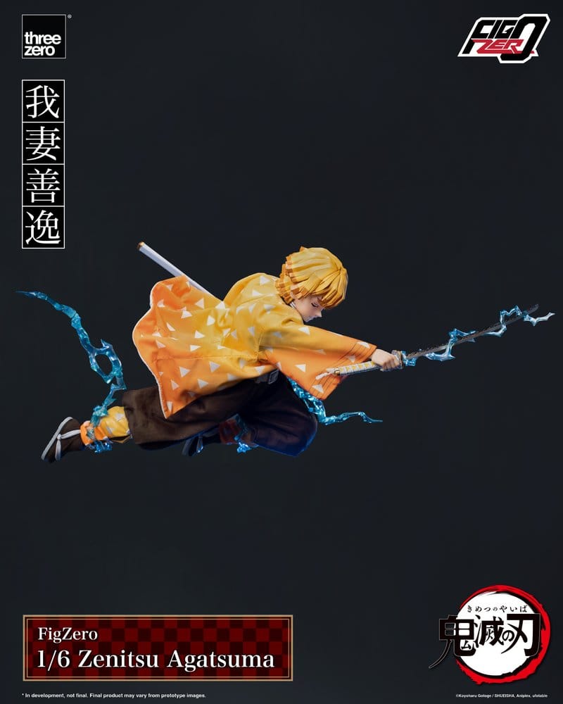 ZENITSU AGATSUMA FIGURA 1/6 FIGZERO DEMON SLAYER: KIMETSU NO YAIBA 28 CM