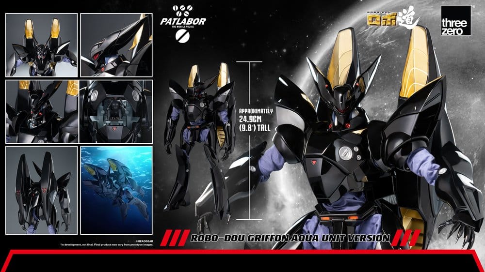 GRIFFON AQUA UNIT VERSION FIGURA ROBO-DOU 1/35 MOBILE POLICE PATLABOR 25 CM