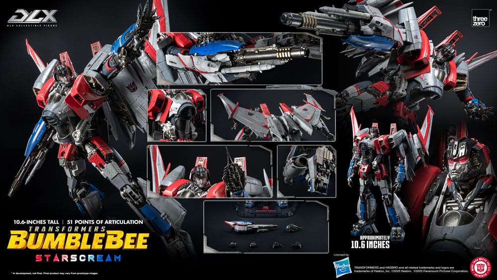 STARSCREAM – FIGURA DLX 1/6 (THREEZERO – TRANSFORMERS: BUMBLEBEE)