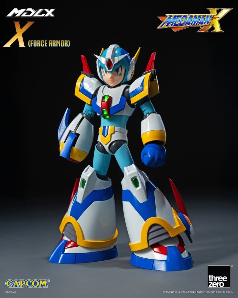 MEGA MAN X FORCE ARMOR MDLX FIGURA THREEZERO 12,3 CM