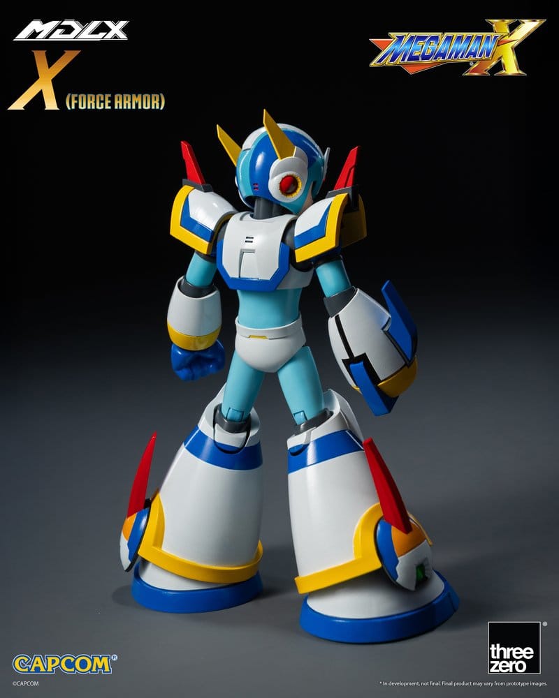 MEGA MAN X FORCE ARMOR MDLX FIGURA THREEZERO 12,3 CM