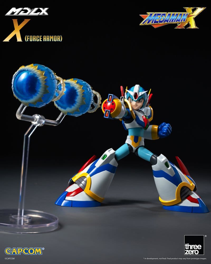 MEGA MAN X FORCE ARMOR MDLX FIGURA THREEZERO 12,3 CM