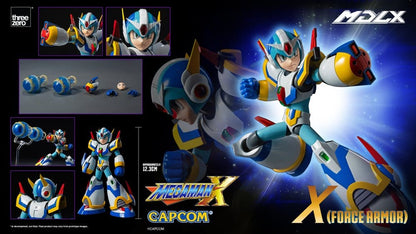 MEGA MAN X FORCE ARMOR MDLX FIGURA THREEZERO 12,3 CM