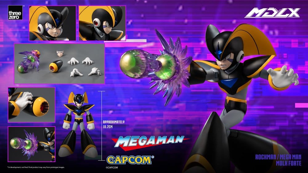 FORTE MEGA MAN ROCKMAN MDLX 10 CM THREEZERO