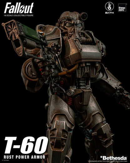 T-60 RUST POWER ARMOR FALLOUT FIGURA THREEZERO 1/6