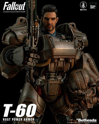 T-60 RUST POWER ARMOR FALLOUT FIGURA THREEZERO 1/6