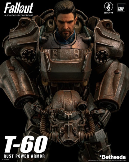 T-60 RUST POWER ARMOR FALLOUT FIGURA THREEZERO 1/6