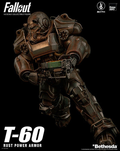 T-60 RUST POWER ARMOR FALLOUT FIGURA THREEZERO 1/6