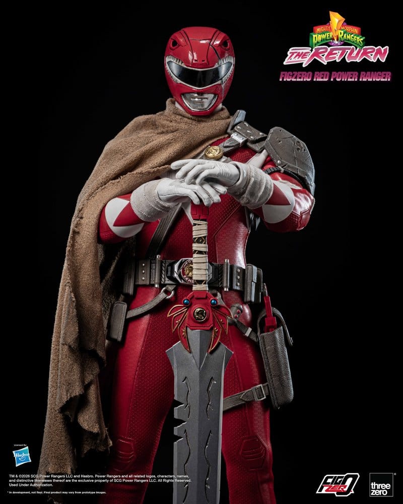 RED POWER RANGER – FIGURA FIGZERO 1/6 31 CM (THREEZERO – MIGHTY MORPHIN POWER RANGERS: THE RETURN)